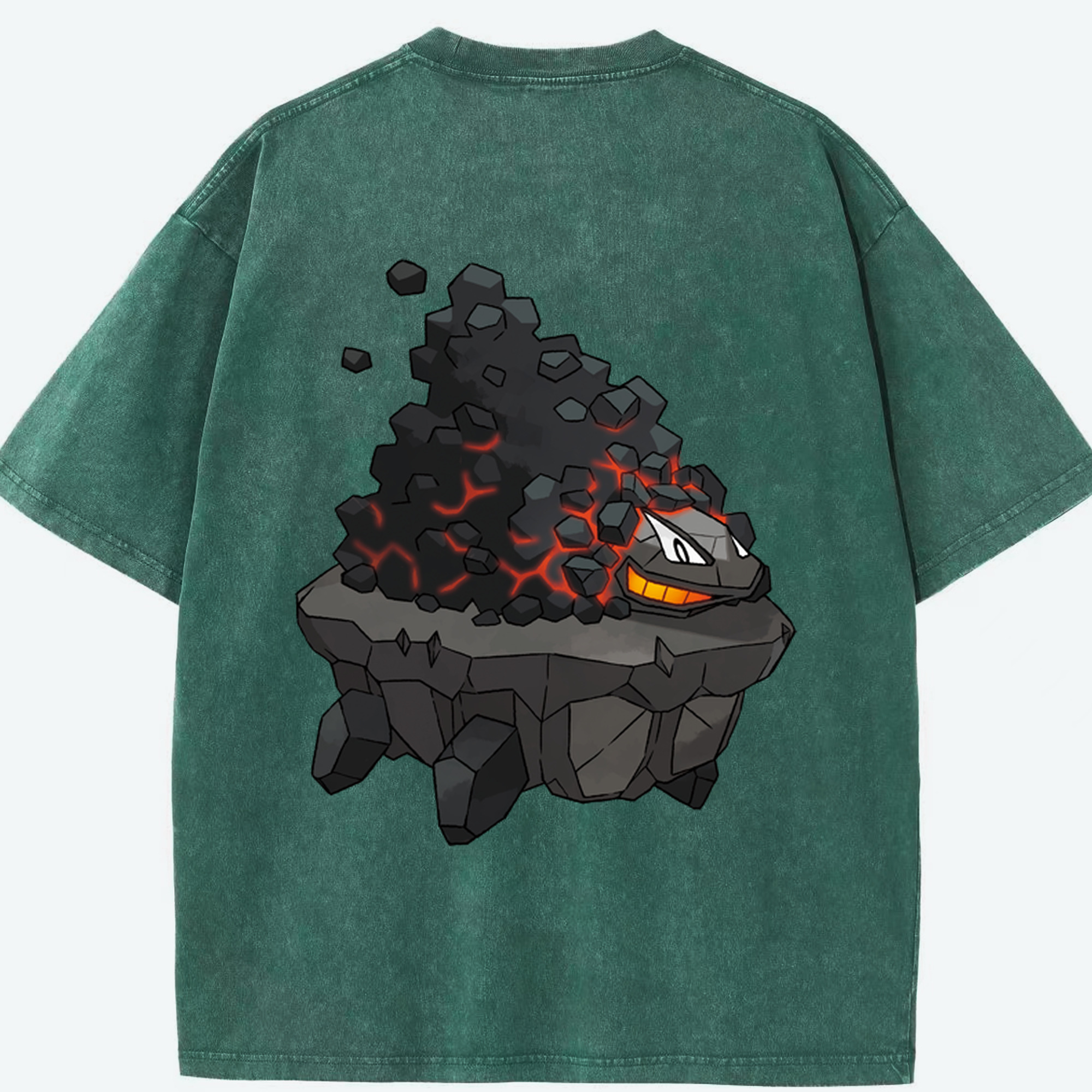 （画像用） ポケットモンスター Pokémon 綿100% ヴィンテージ風 半袖Tシャツ（背面プリント）